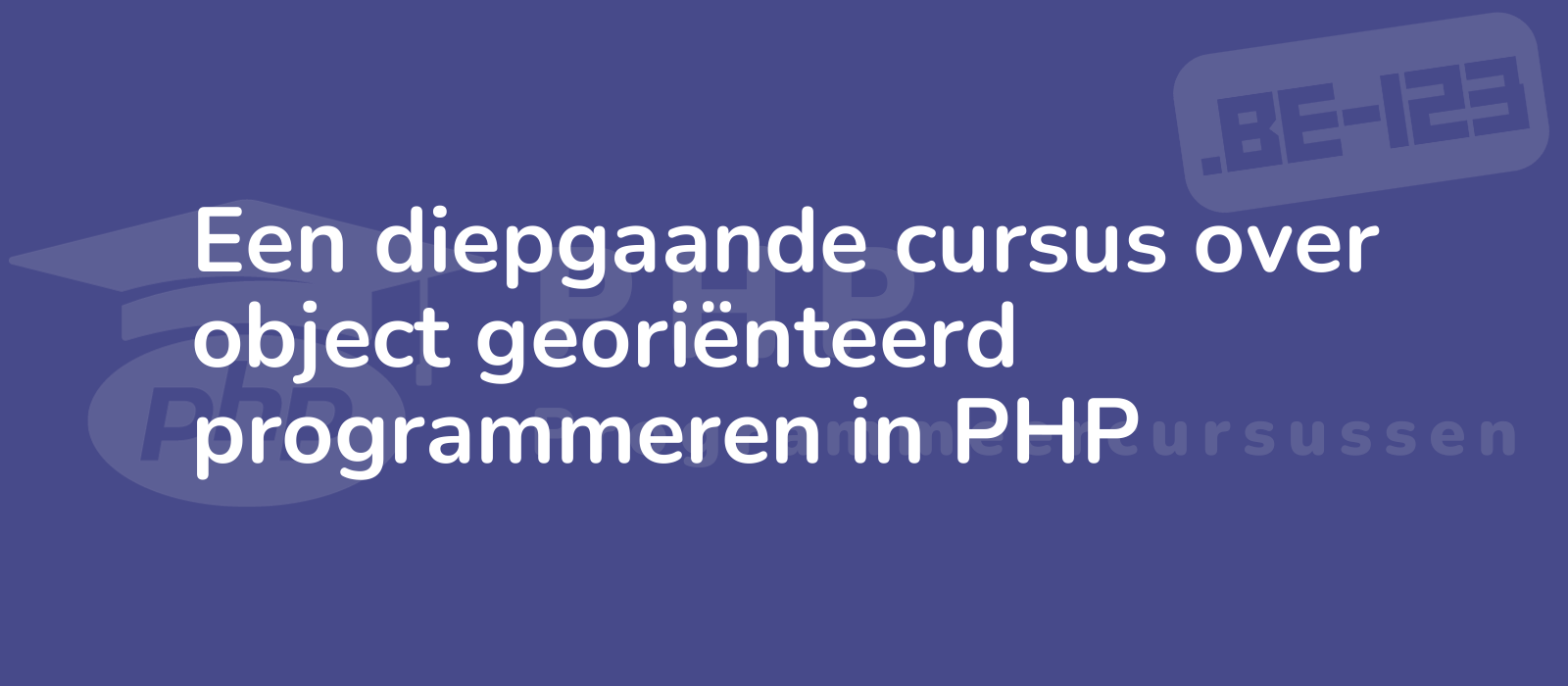 detailed course on object oriented programming in php featuring a comprehensive image against a vibrant background 8k intricate