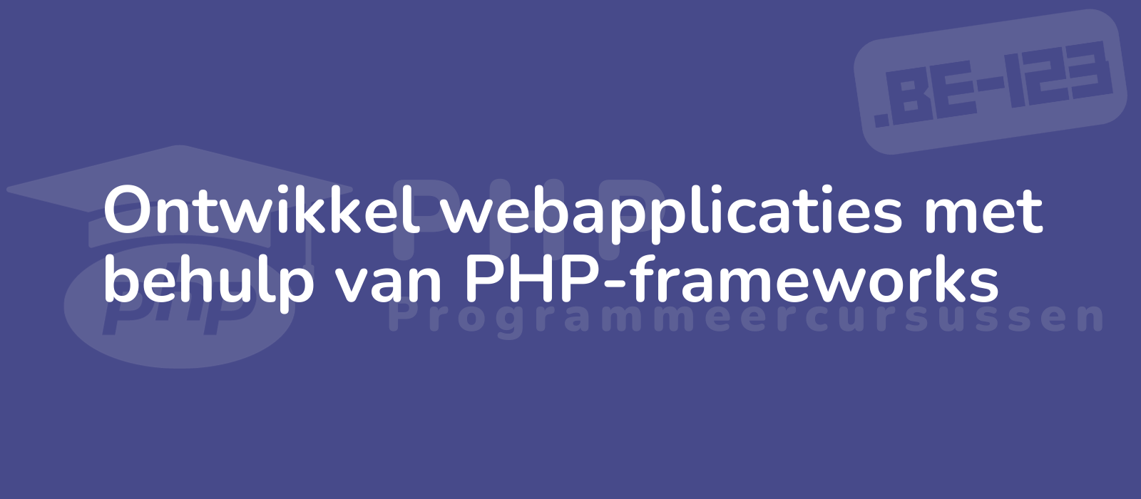 professional developer using php frameworks to create web applications displayed on a modern background high resolution dynamic